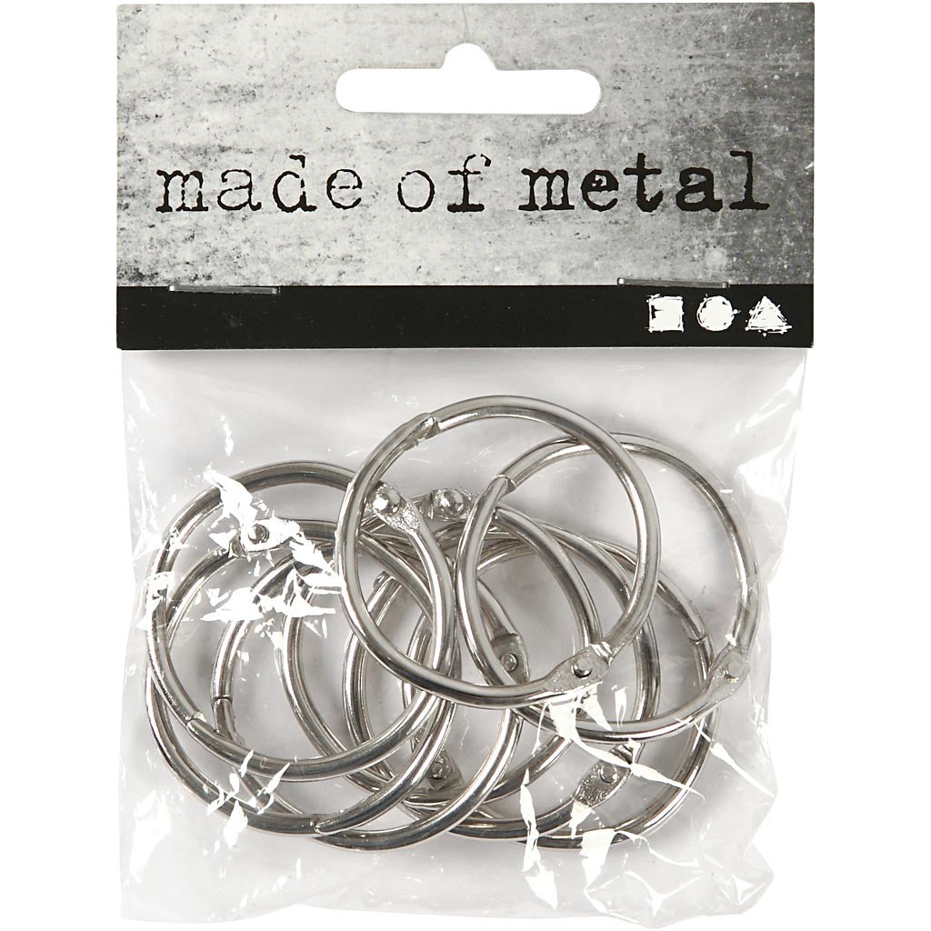 Anneau de reliure, d 32 mm, ép. 2,7 mm, 8 pièces/ 1 Pq. [HOB-51242]