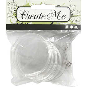 Badges, rond, d 5,5 cm, 5 pièces/ 1 Pq. [HOB-512941]