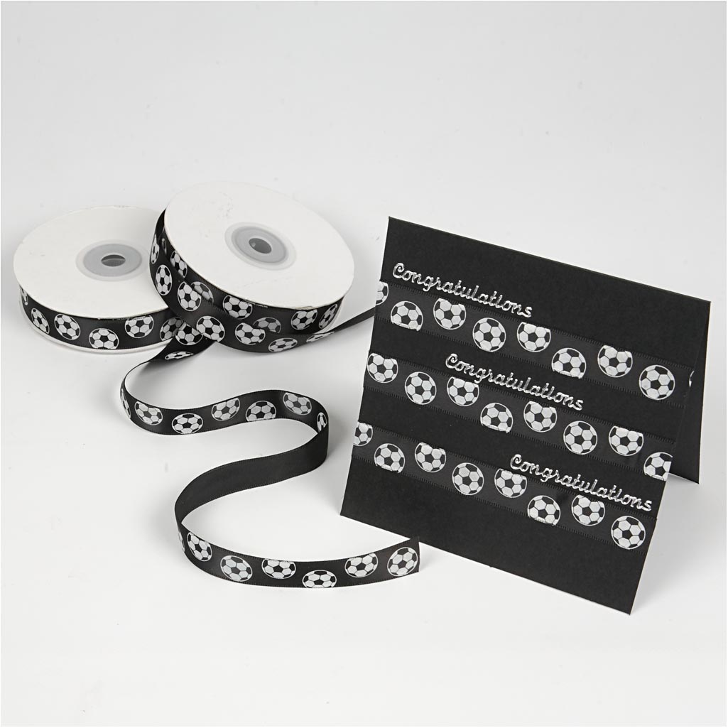 Ruban décoratif, L : 15 mm, 20 m/ 1 Pq. [HOB-51439]