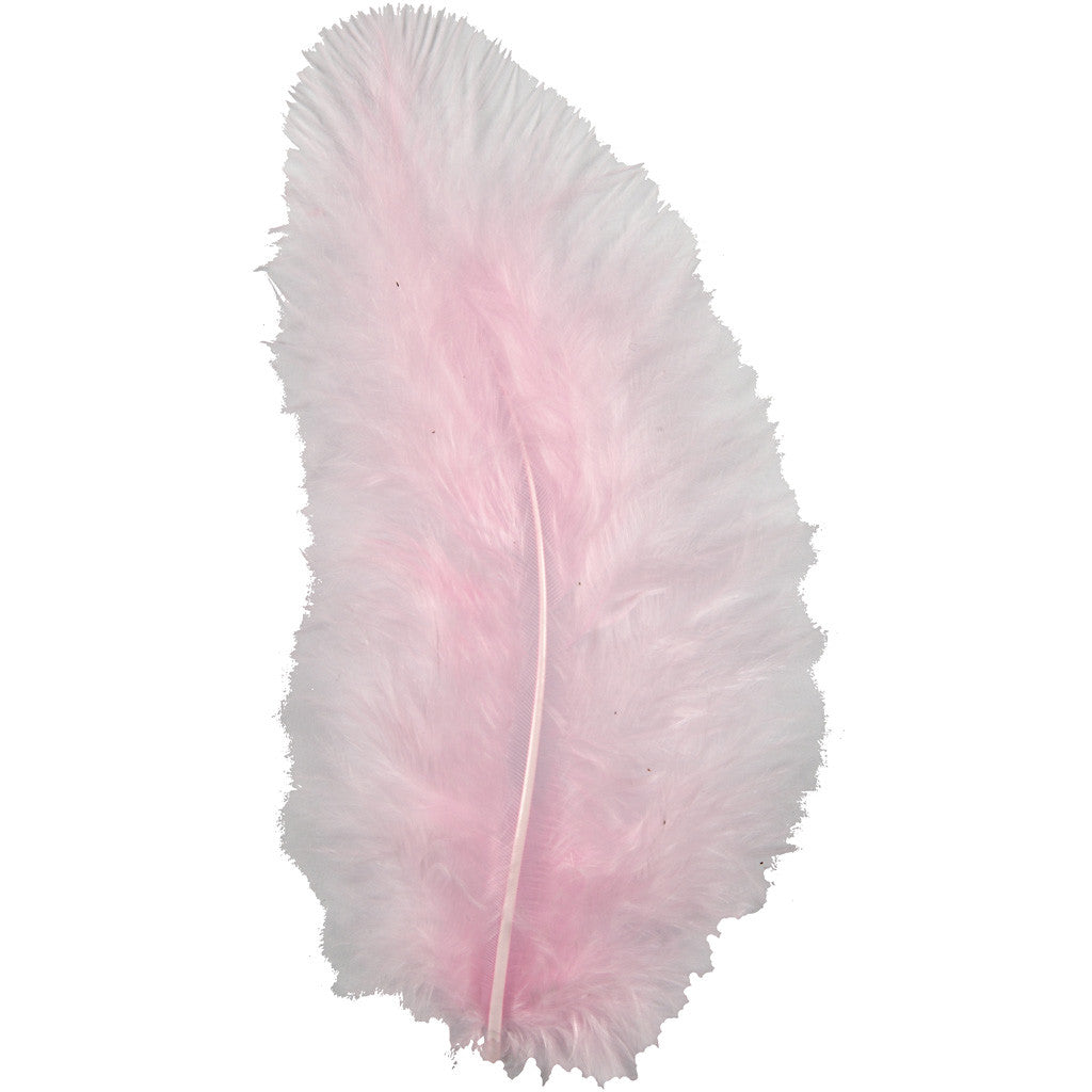 Duvet, dim. 5-12 cm, rose clair, 15 pièces/ 1 Pq. [HOB-51695]