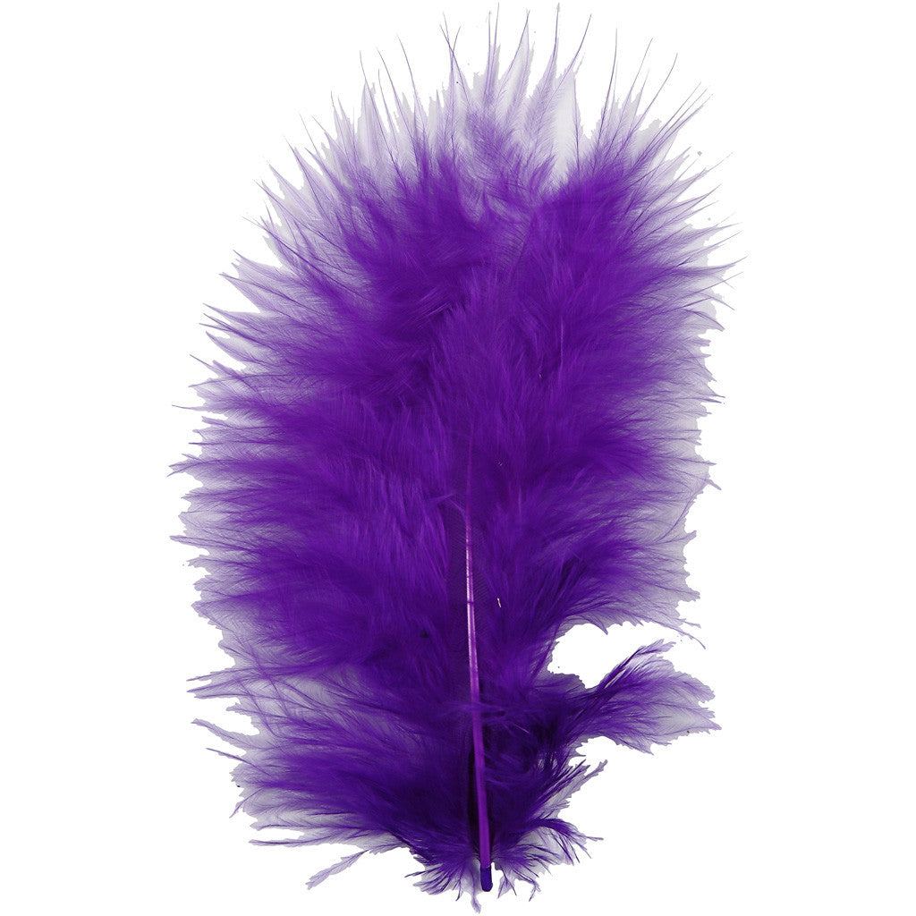 Duvet, dim. 5-12 cm, violet, 15 pièces/ 1 Pq. [HOB-51697]