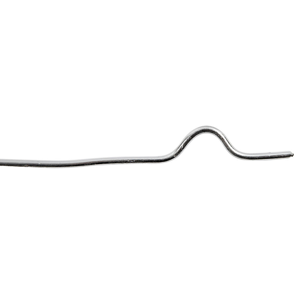 Fil d'aluminium, rond, ép. 3 mm, argent, 29 m/ 1 rouleau [HOB-51717]