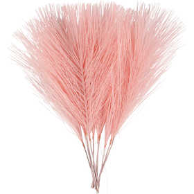 Plumes artificielles, L : 15 cm, L : 8 cm, rose clair, 10 pièces/ 1 Pq. [HOB-518053]