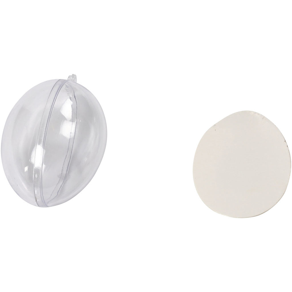 Oeuf décoratif, H : 6,3 cm, 5 set/ 1 Pq. [HOB-52145]