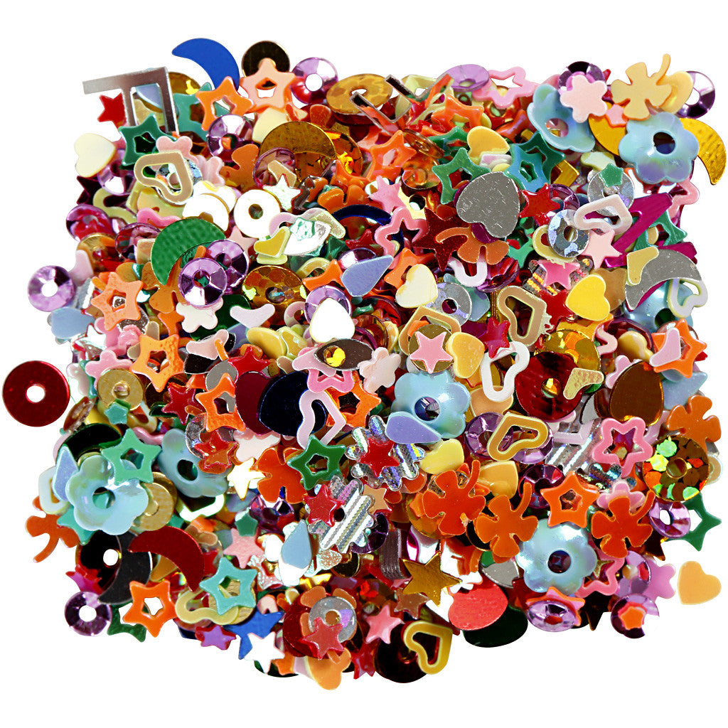 Multimix paillettes, dim. 2-5 mm, 170 gr/ 1 Pq. [HOB-52173]