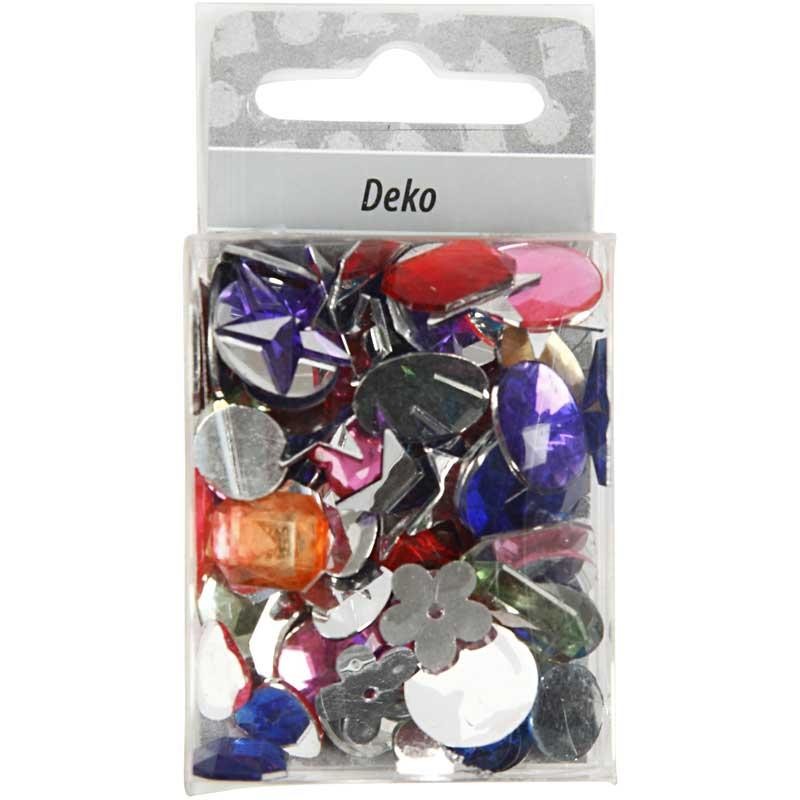 Pierre de strass, dim. 10-15 mm, 15 gr/ 1 Pq. [HOB-522881]
