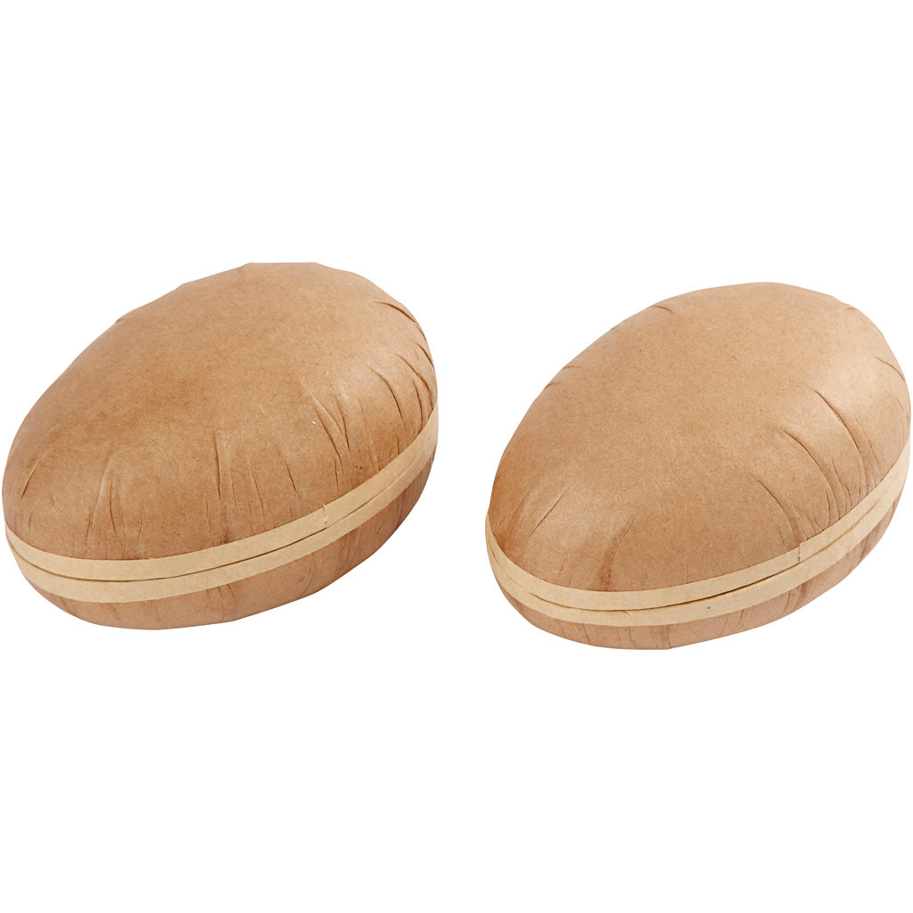Oeufs en deux parties, L : 12 cm, 2 pièces/ 1 Pq. [HOB-54175]