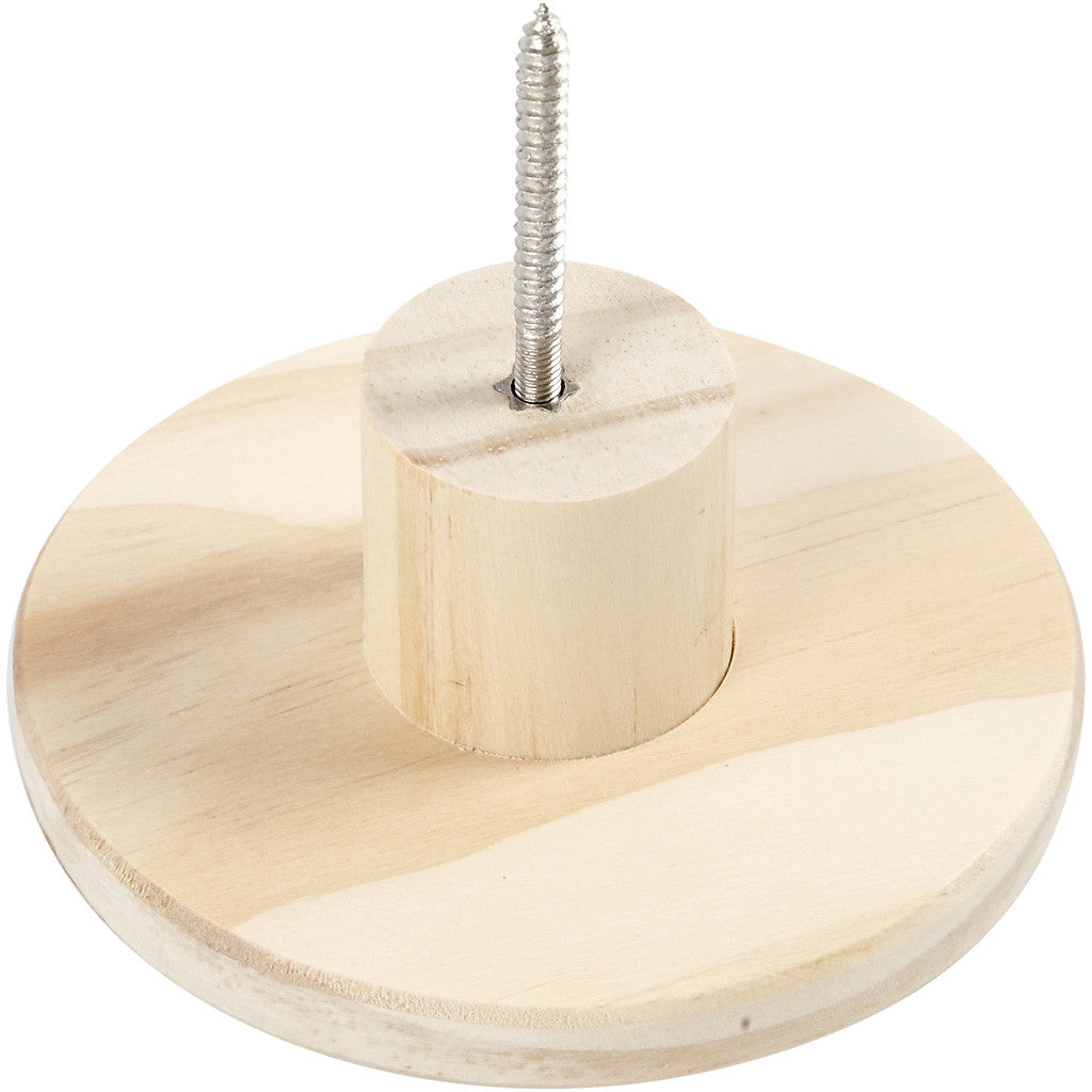 Porte-manteau, rond, P: 4,5 cm, d 11 cm, 1 pièce [HOB-54406]