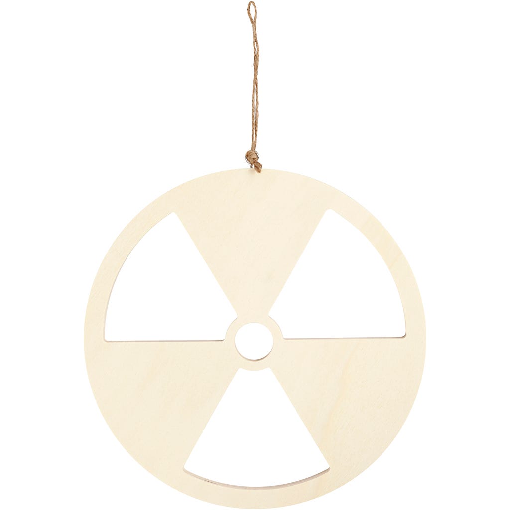 Panneau, Pas d'énergie nucléaire, dim. 21,3 cm, ép. 0,9 cm, 1 pièce [HOB-54455]