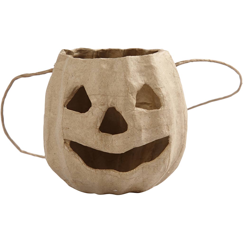 Pumpkin head basket, H: 8,5 cm, dia. 9 cm