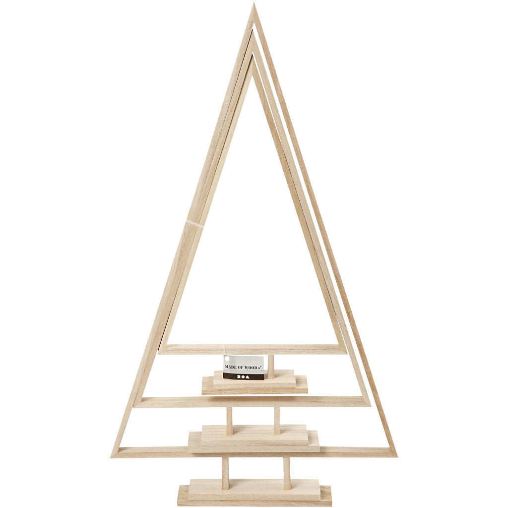 Sapins de Noël, H : 40+50+60 cm, L : 22,5+29+35 cm, 3 pièces/ 1 Pq. [HOB-55328]