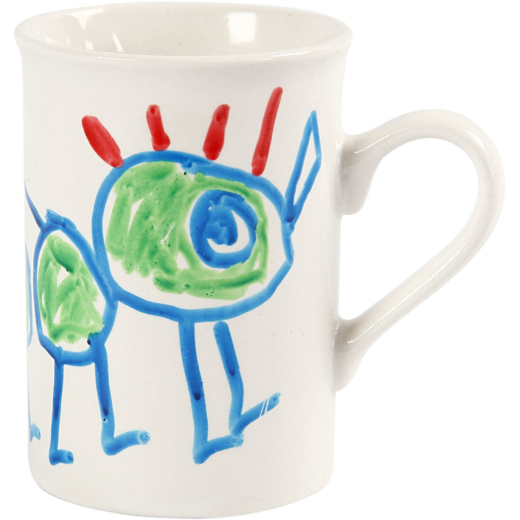 Tasse, H : 10 cm, d 7,4 cm, 245 ml, blanc, 1 pièce [HOB-555970]