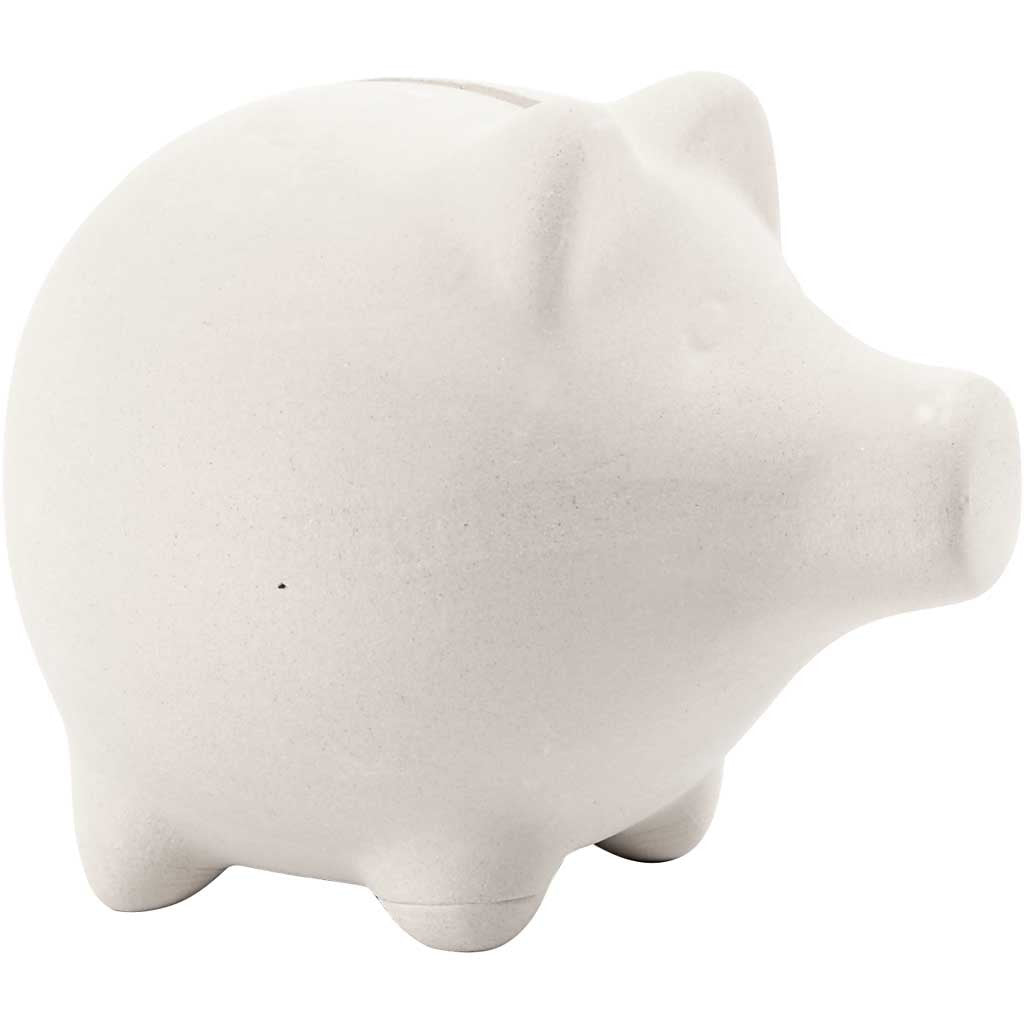 Tirelires cochon, H : 9 cm, L : 11 cm, 10 pièces/ 1 Pq. [HOB-556401]