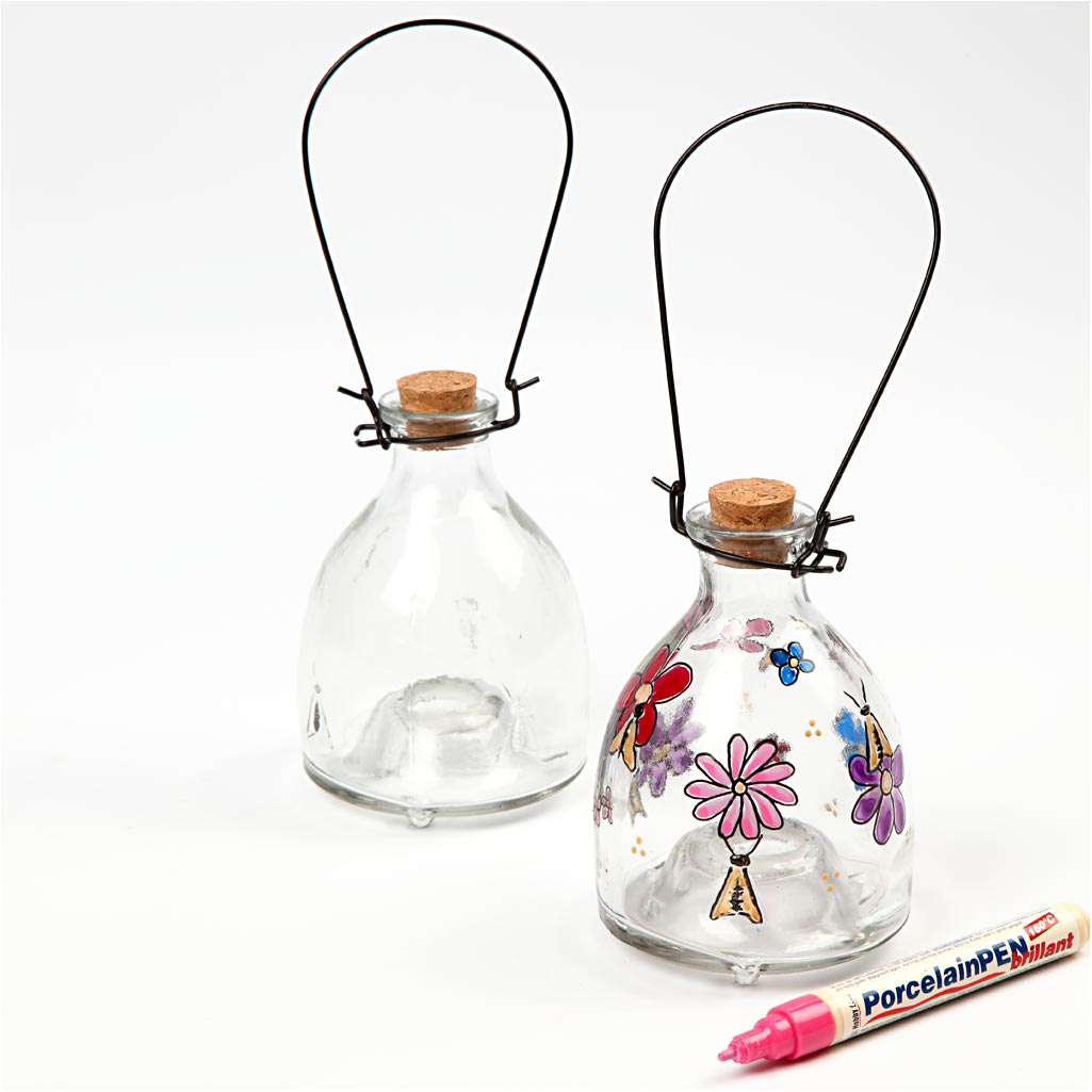 Piège à guêpes, H : 13 cm, d 8,5 cm, 1 pièce [HOB-557780]