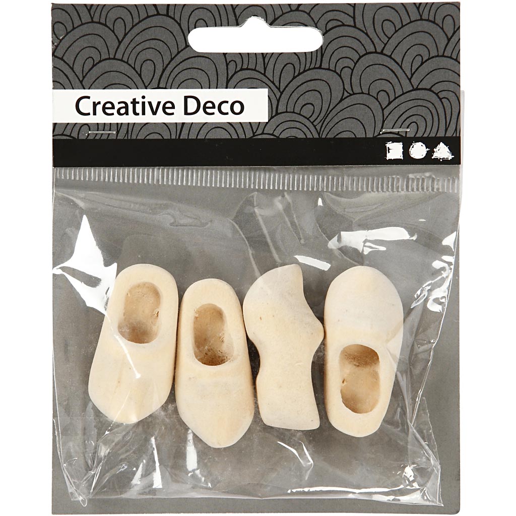 Sabots hollandais, L : 40 mm, 2 paire/ 1 Pq. [HOB-561043]