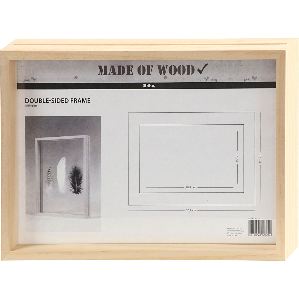 Double Frame, D. 4,5 cm, size 22,1x30,8 cm