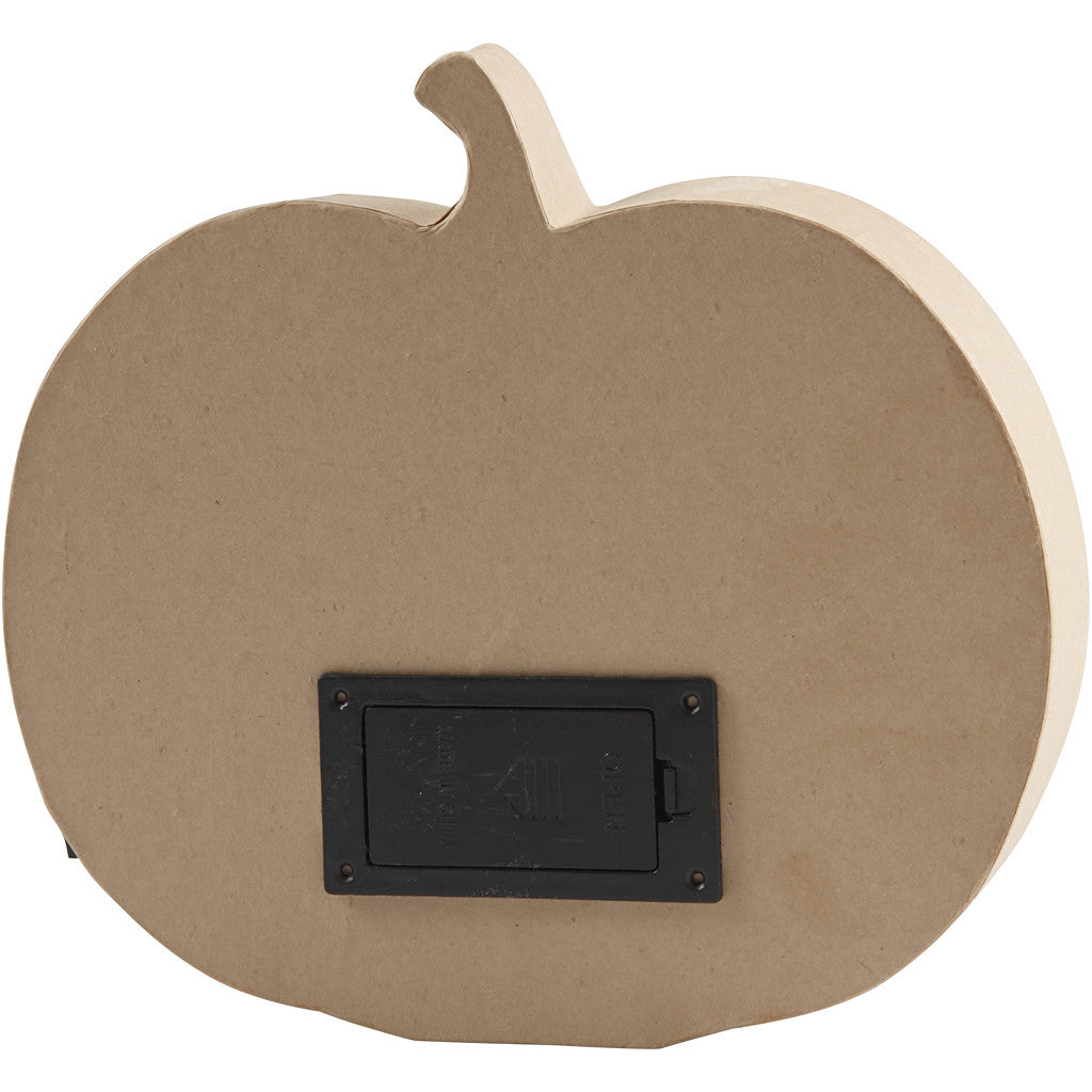 Lampe citrouille, H : 20 cm, P: 4 cm, L : 22 cm, 1 pièce [HOB-56195]