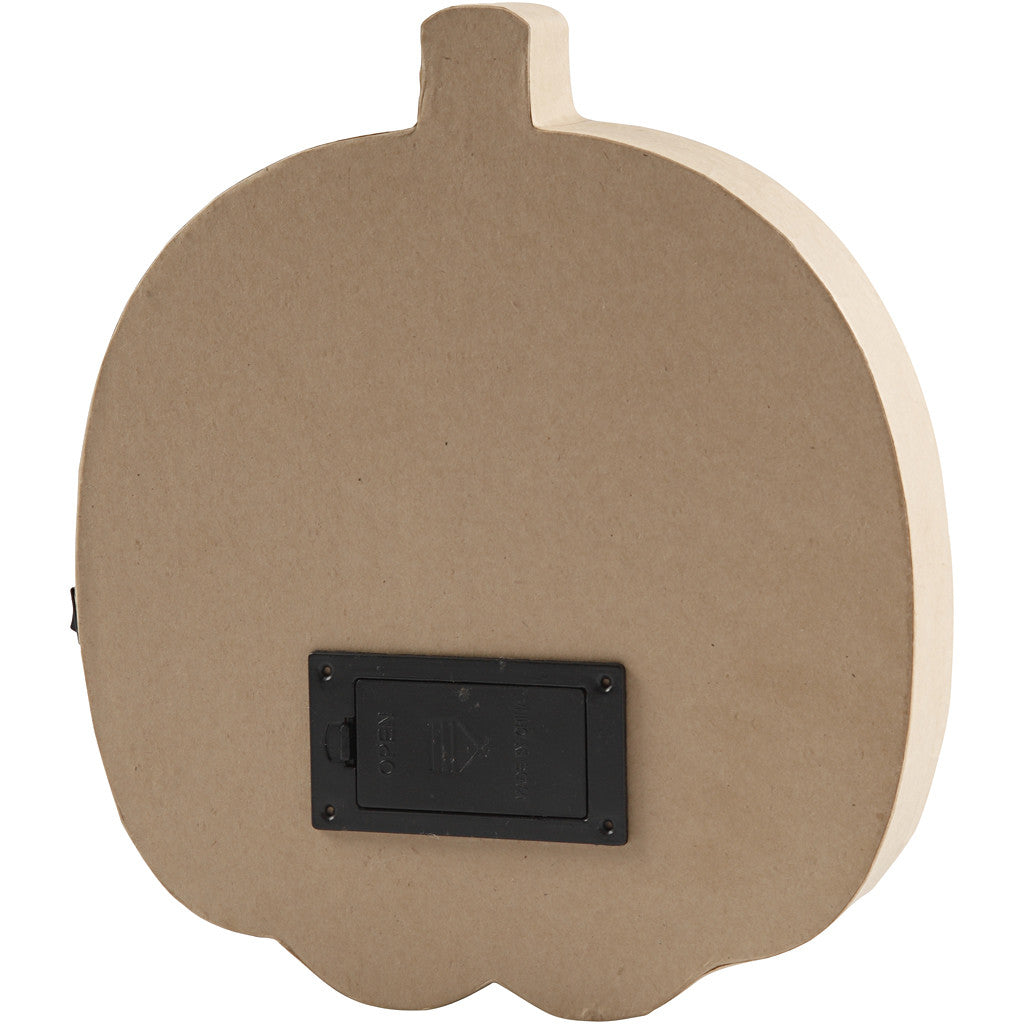 Lampe citrouille, H : 25 cm, P: 4 cm, L : 22 cm, 1 pièce [HOB-56196]