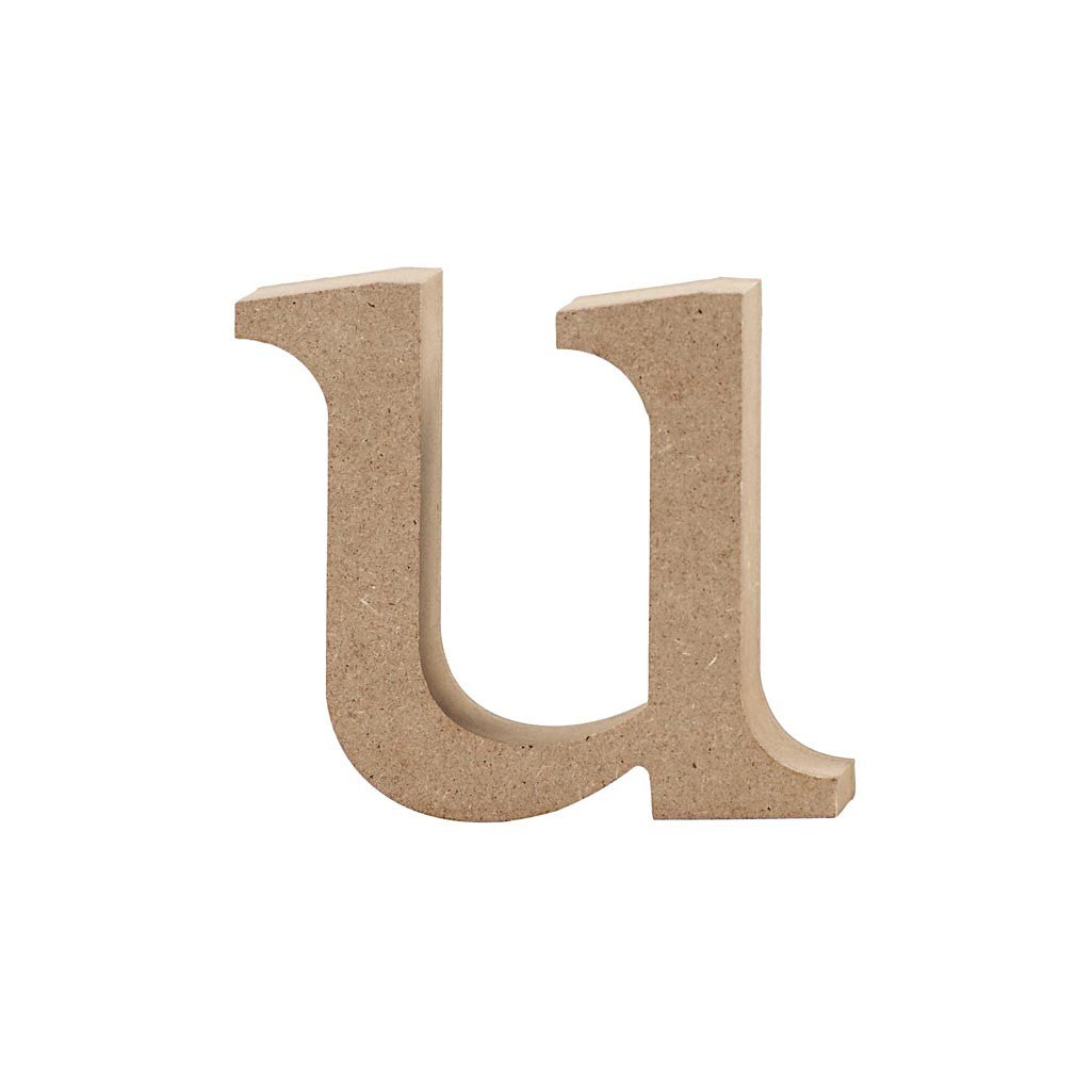 Lettre, u, H : 8,5 cm, ép. 2 cm, 1 pièce [HOB-56260]