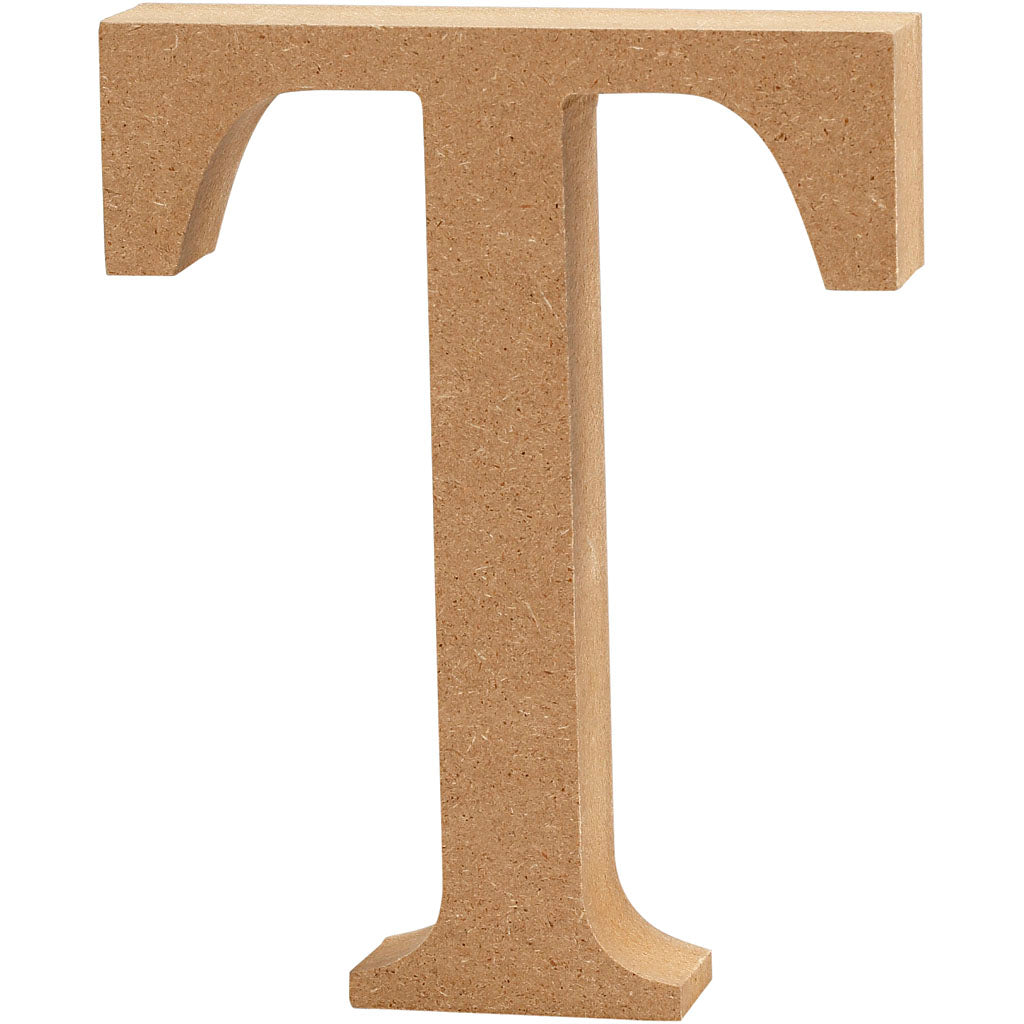 Letter, T, H: 13 cm, thickness 2 cm