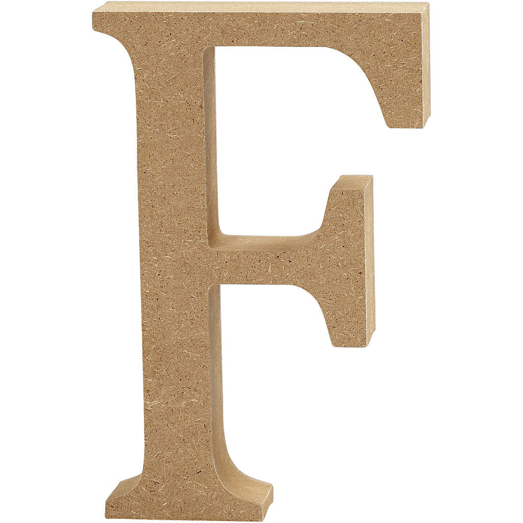 Lettre, F, H : 8 cm, ép. 1,5 cm, 1 pièce [HOB-56365]