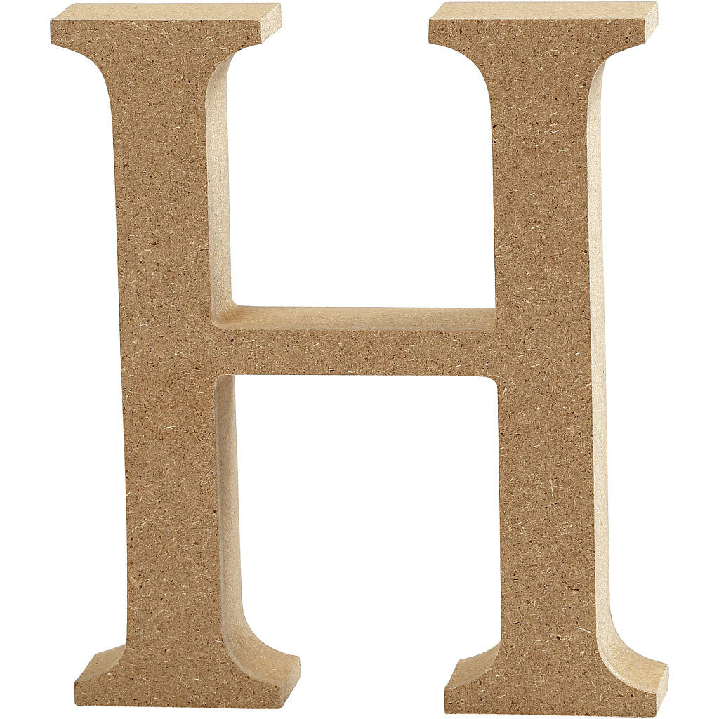 Lettre, H, H : 8 cm, ép. 1,5 cm, 1 pièce [HOB-56367]