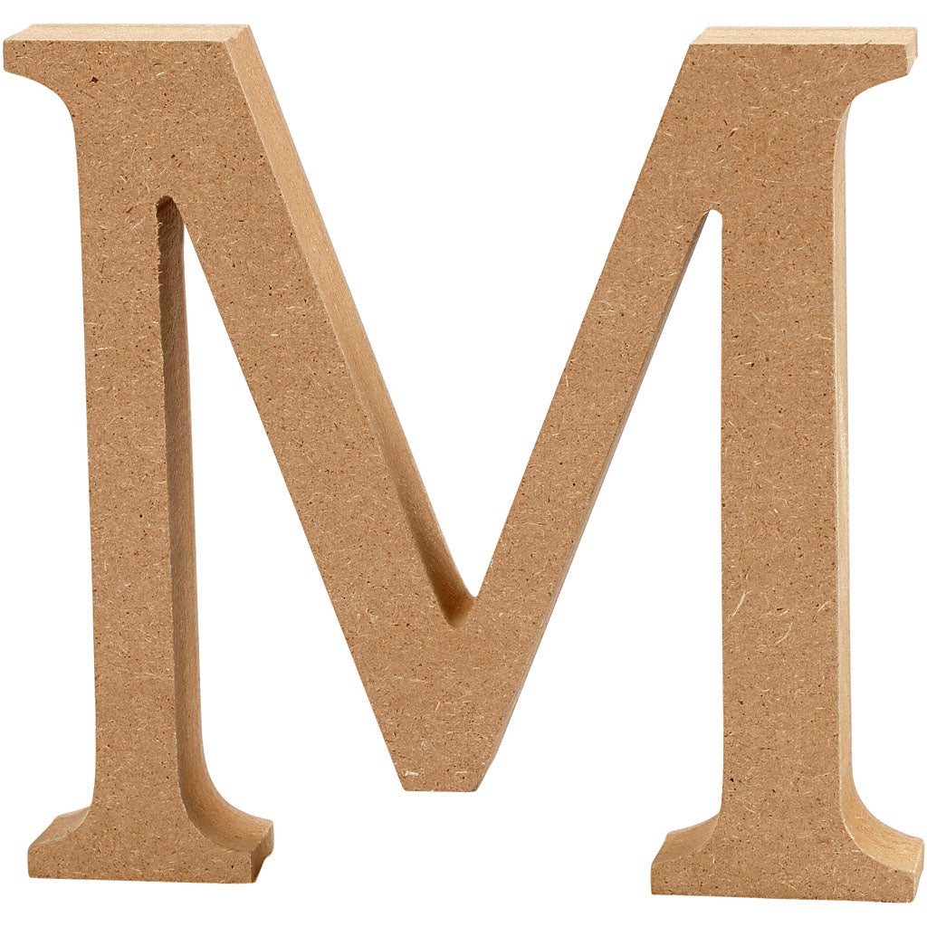 Letter, M, H: 8 cm, thickness 1,5 cm