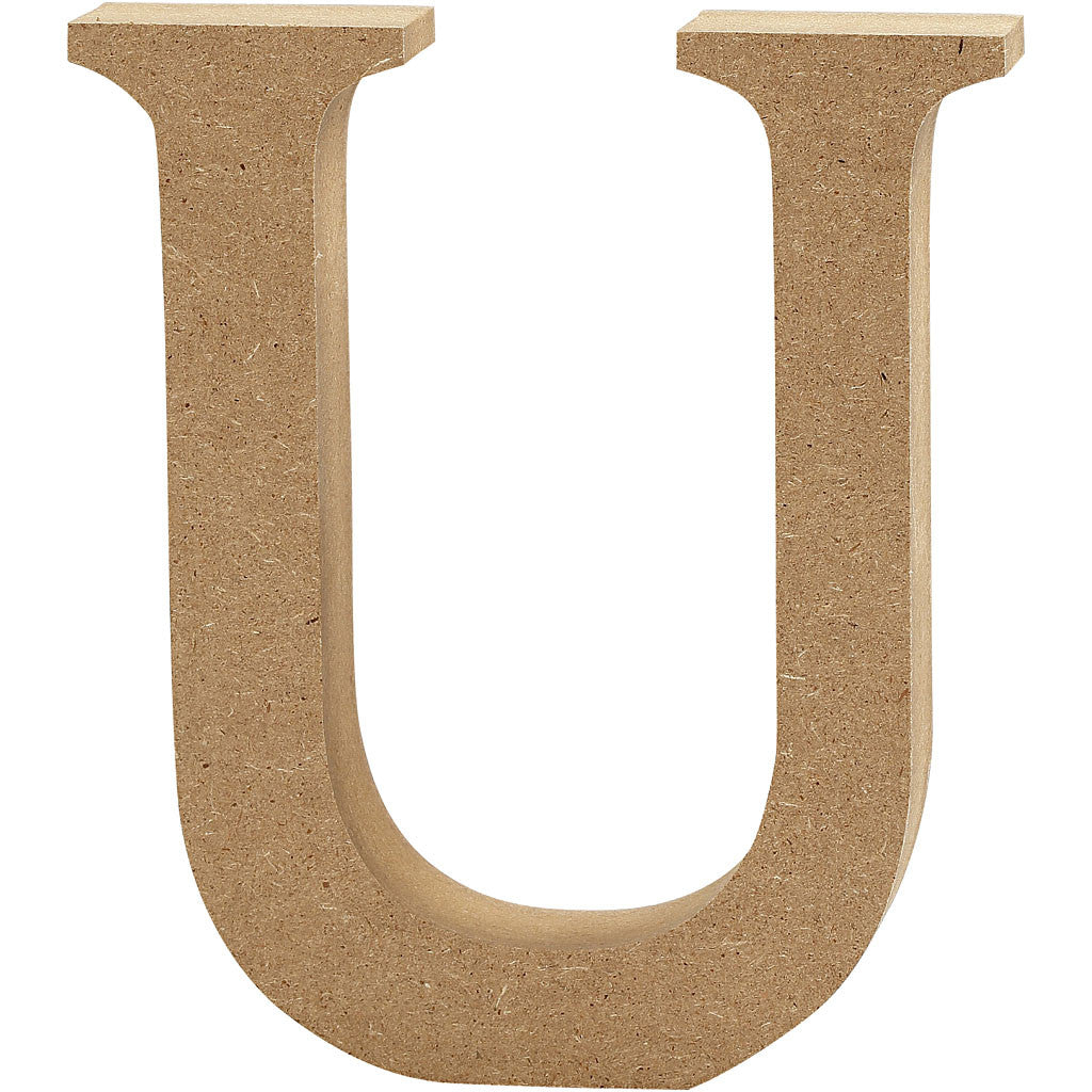 Lettre, U, H : 8 cm, ép. 1,5 cm, 1 pièce [HOB-56380]