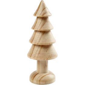 Sapin, H: 10 cm, 1 pièce [HOB-56408]