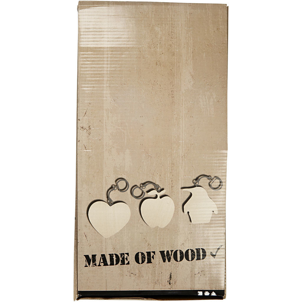 Porte-clés, dim. 7x7 cm, ép. 3 mm, 128 pièces/ 1 Pq. [HOB-56410]