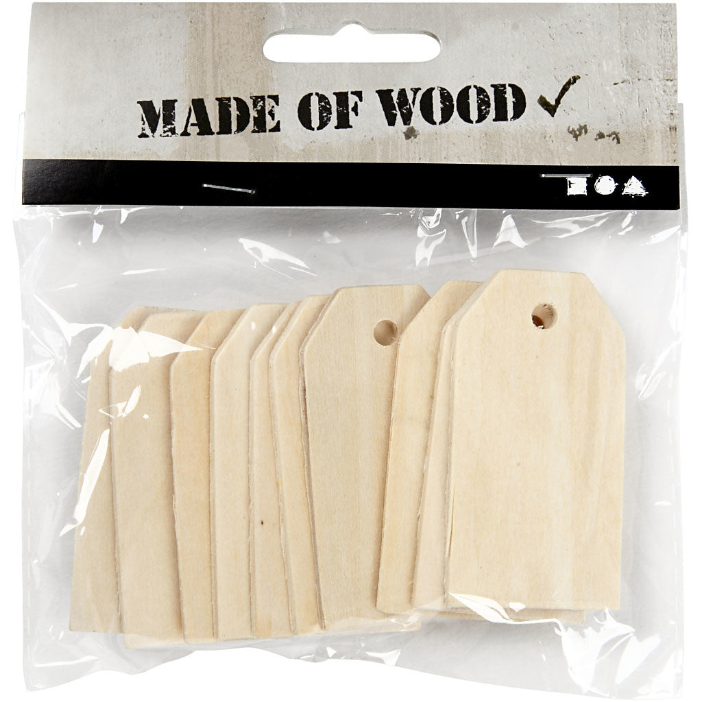 Etiquettes cadeaux, dim. 30x60 mm, 10 pièces/ 1 Pq. [HOB-564841]