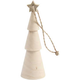 Sapin de Noël, H : 9 cm, 1 pièce [HOB-565115]
