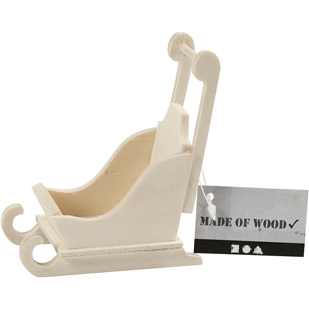 Traineau, dim. 8x5x9 cm, 1 pièce [HOB-56514]