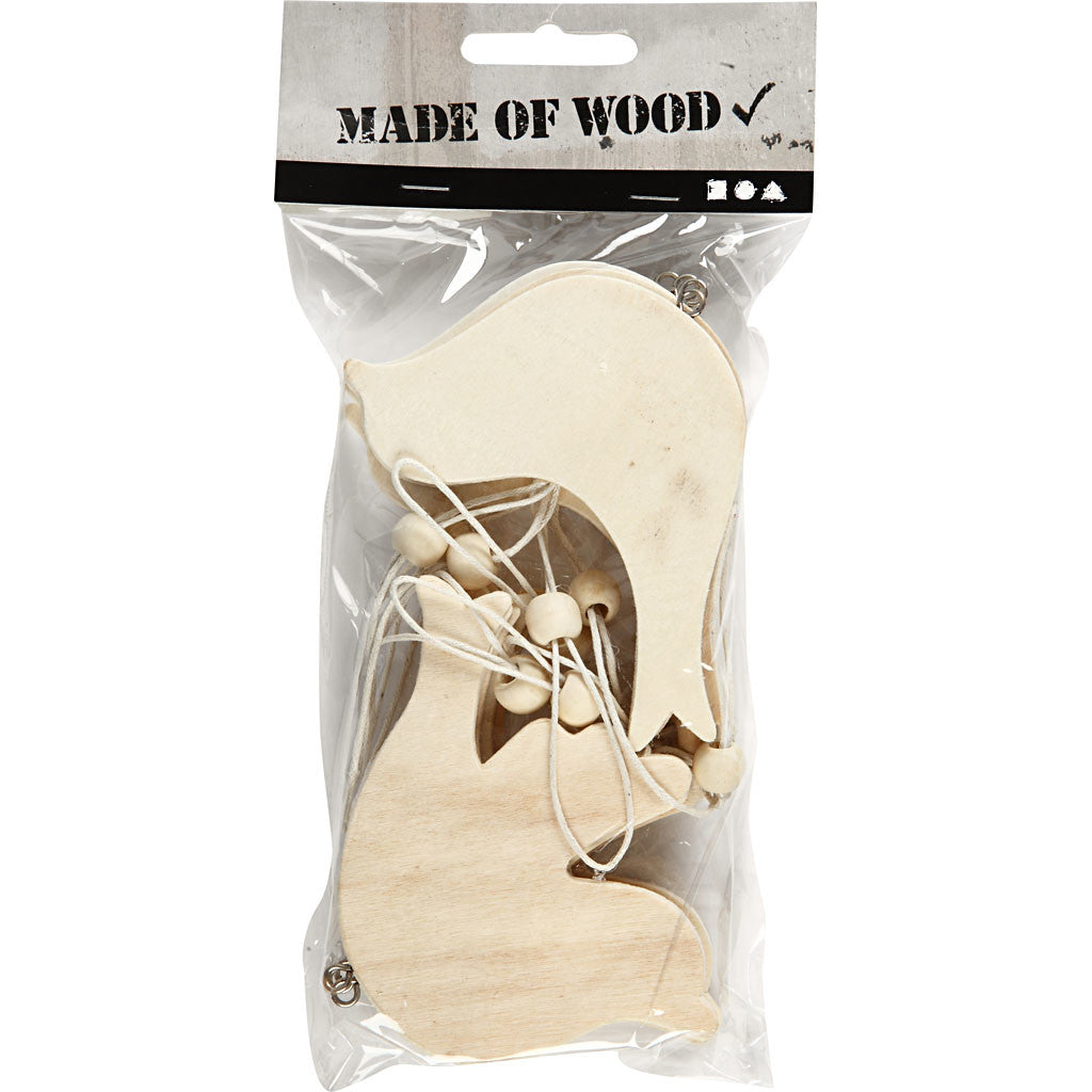 Colombes , dim. 7,5x9,5 cm, ép. 4 mm, 10 pièces/ 1 Pq. [HOB-567851]