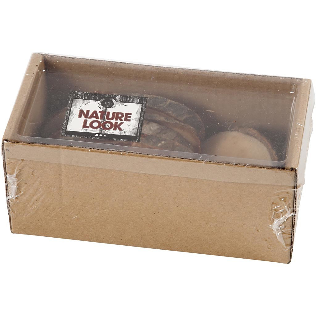 Disques en bois, dim. 9,5x6 cm, ép. 6 mm, 12 pièces/ 1 Pq. [HOB-568011]