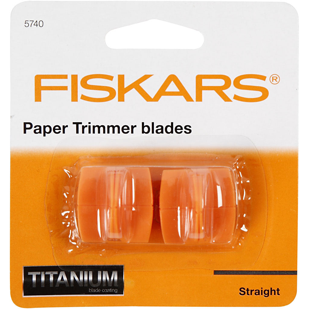 Fiskars Lames Triple Track pour coupe-papier Fiskar, 2 pièces/ 1 Pq. [HOB-5740]
