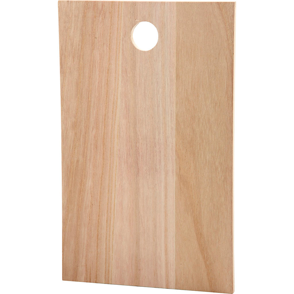 Wooden slab, size 35x22 cm, thickness 13 mm