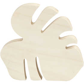Feuille Monstera, H : 19 cm, L : 20 cm, 1 pièce [HOB-57908]