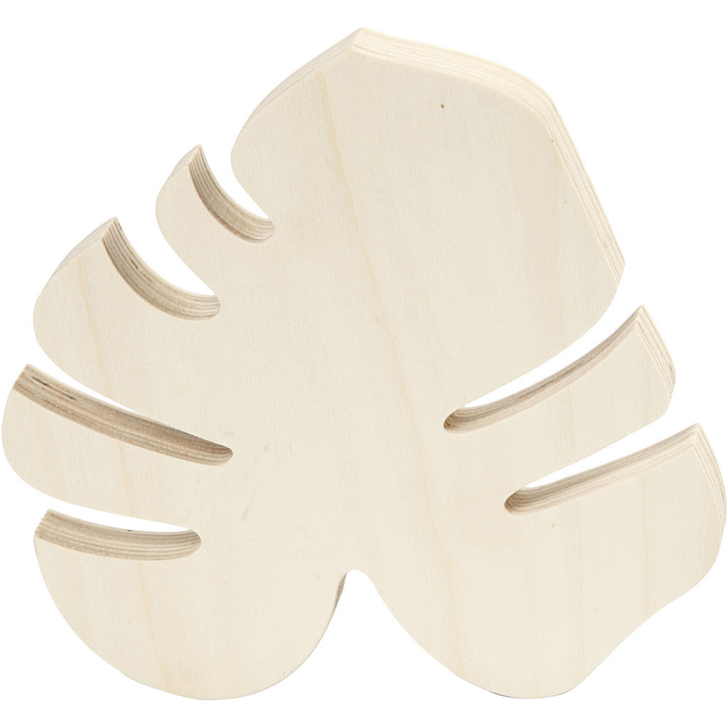 Feuille Monstera, H : 19 cm, L : 20 cm, 1 pièce [HOB-57908]