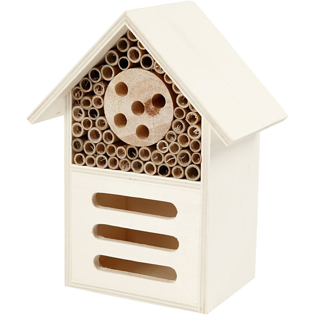 Insect and butterfly hotel, H: 18 cm, D. 9 cm, W: 14 cm