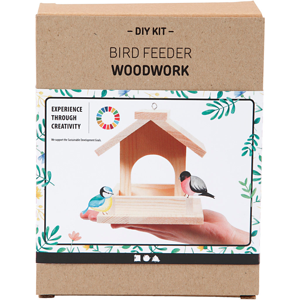 Mangeoire à oiseaux, H : 12,5 cm, P: 14,5 cm, L : 11,5 cm, 1 pièce [HOB-57968]