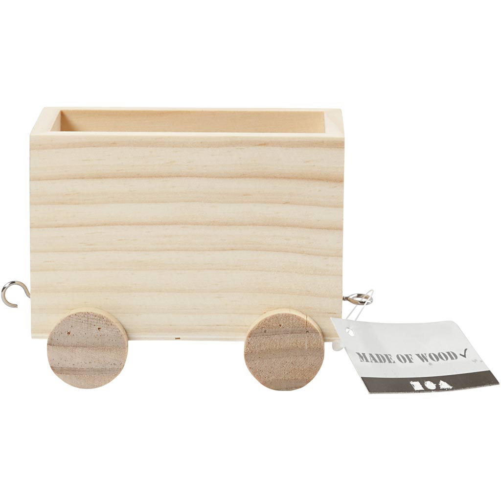 Wagon, H : 8 cm, L : 9,5 cm, L : 6,5 cm, 1 pièce [HOB-57978]
