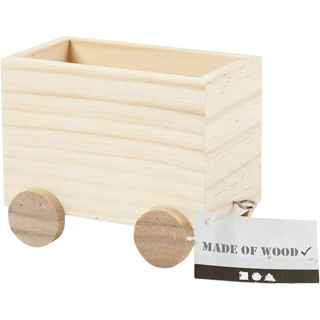 Wagon, H : 8 cm, L : 9,5 cm, L : 6,5 cm, 1 pièce [HOB-57978]