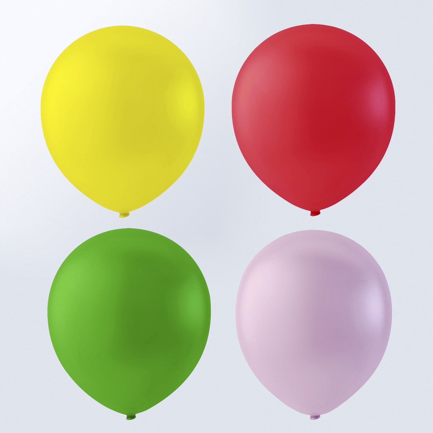 Ballons, rond, d 23 cm, couleurs néons, 10 pièces/ 1 Pq. [HOB-59175]