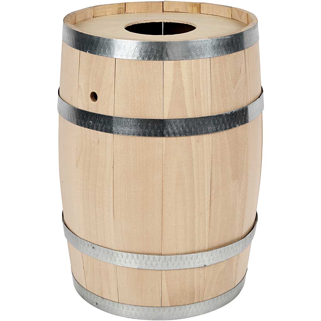Carnival Barrel, beech, H: 44 cm, dia. 29 cm, extra strong