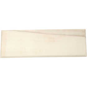 Panneau en bois, dim. 10x30 cm, ép. 1 cm, 1 pièce [HOB-59224]