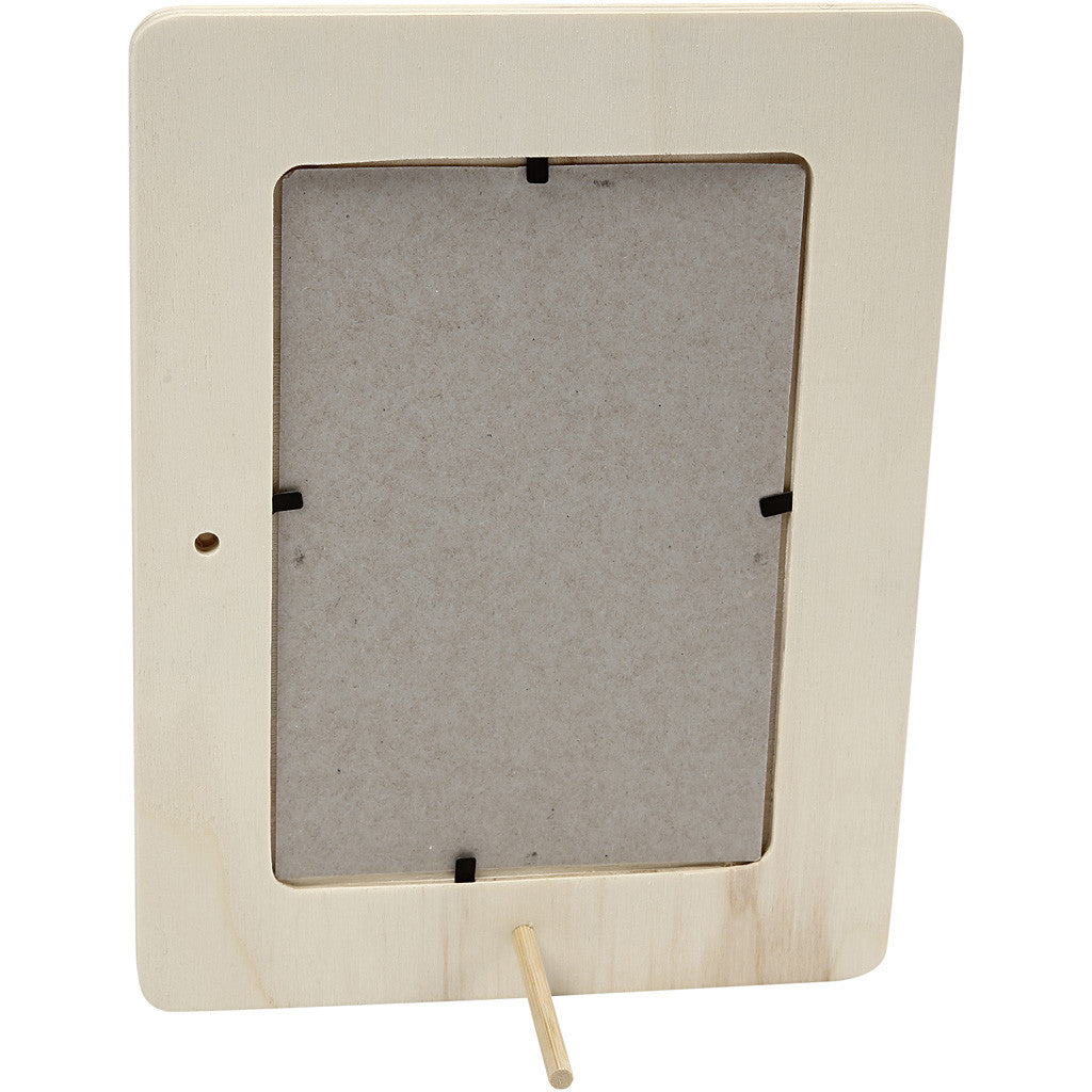 Cadre en bois, dim. 16x21,5x0,8 cm, 3 pièces/ 1 Pq. [HOB-59226]