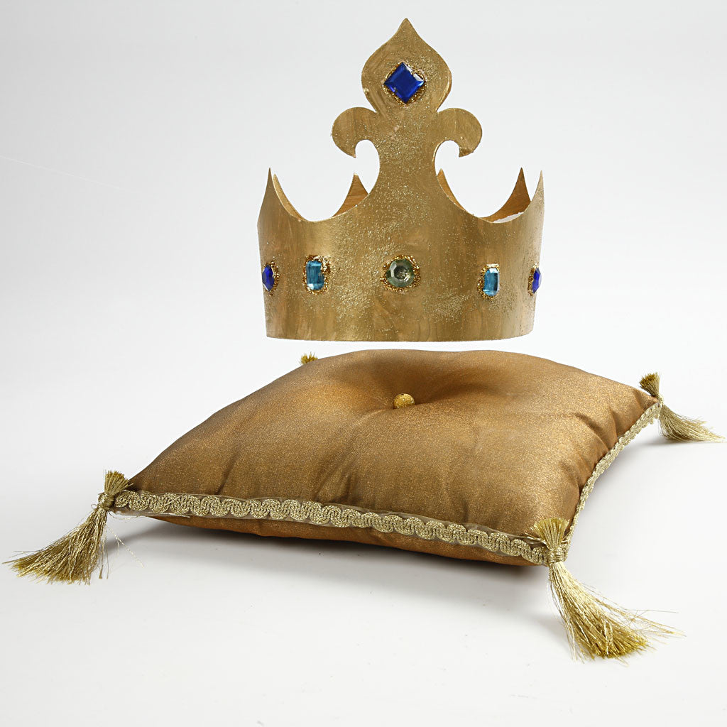 Couronnes, H : 10-16,5 cm, L : 60 cm, 230 gr, blanc, 5 pièces/ 1 Pq. [HOB-59262]