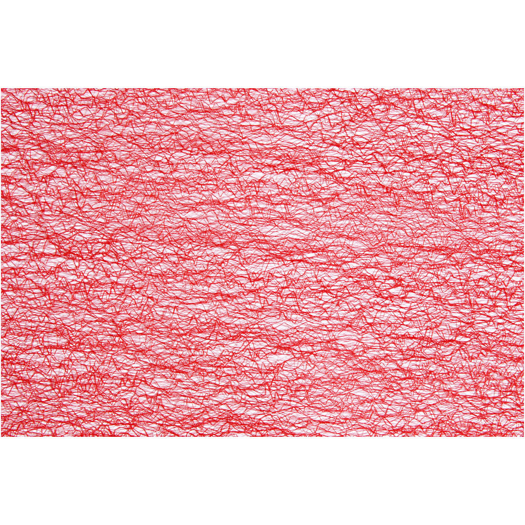 Chemins de table, L : 30 cm, rouge, 10 m/ 1 rouleau [HOB-593003]