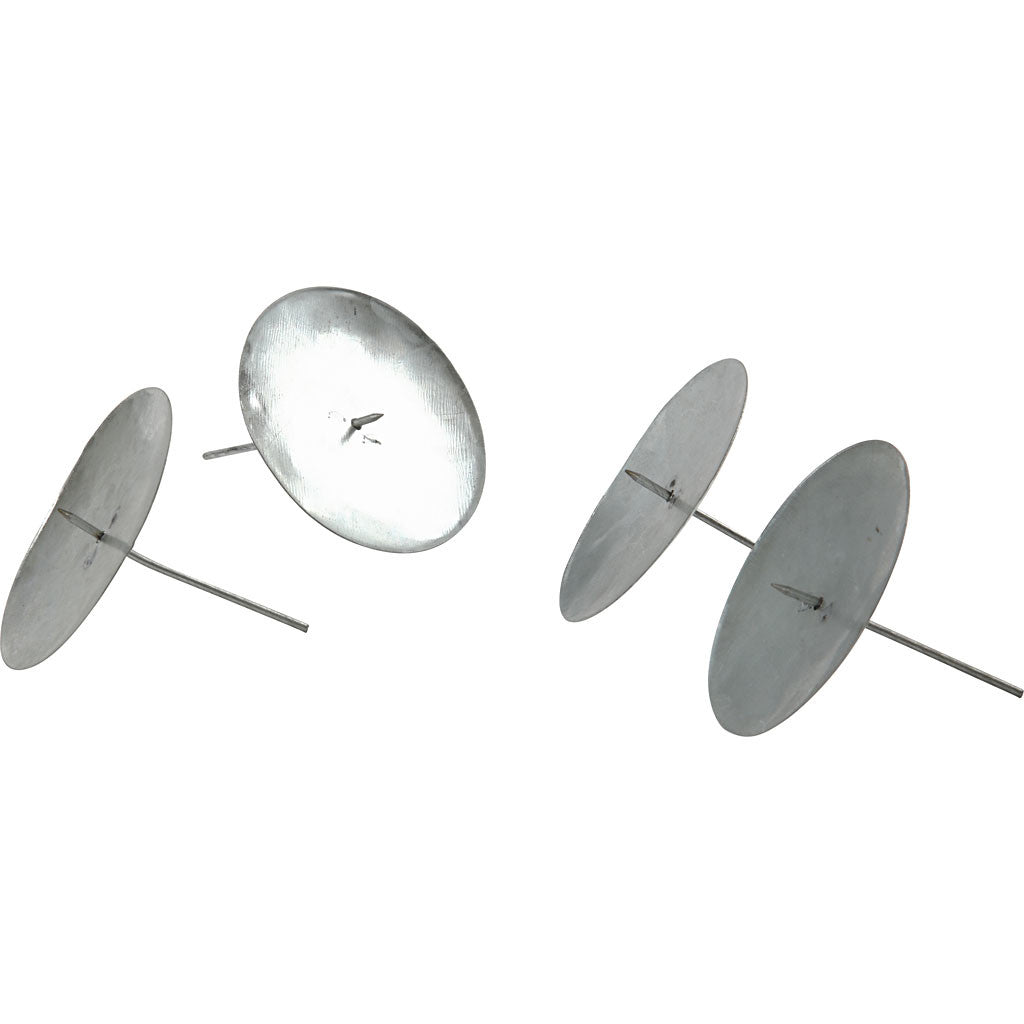 Bougeoirs, H : 6 cm, d 7 cm, 4 pièces/ 1 Pq. [HOB-593310]